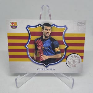 Pep Guardiola "Capitán", Topps FC Barcelona 125.º aniversario 2024. Tarjeta de fútbol. Envío combinado.