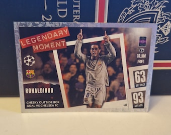 ロナウジーニョ「伝説の瞬間」、Topps Match Attax Soccer 2024