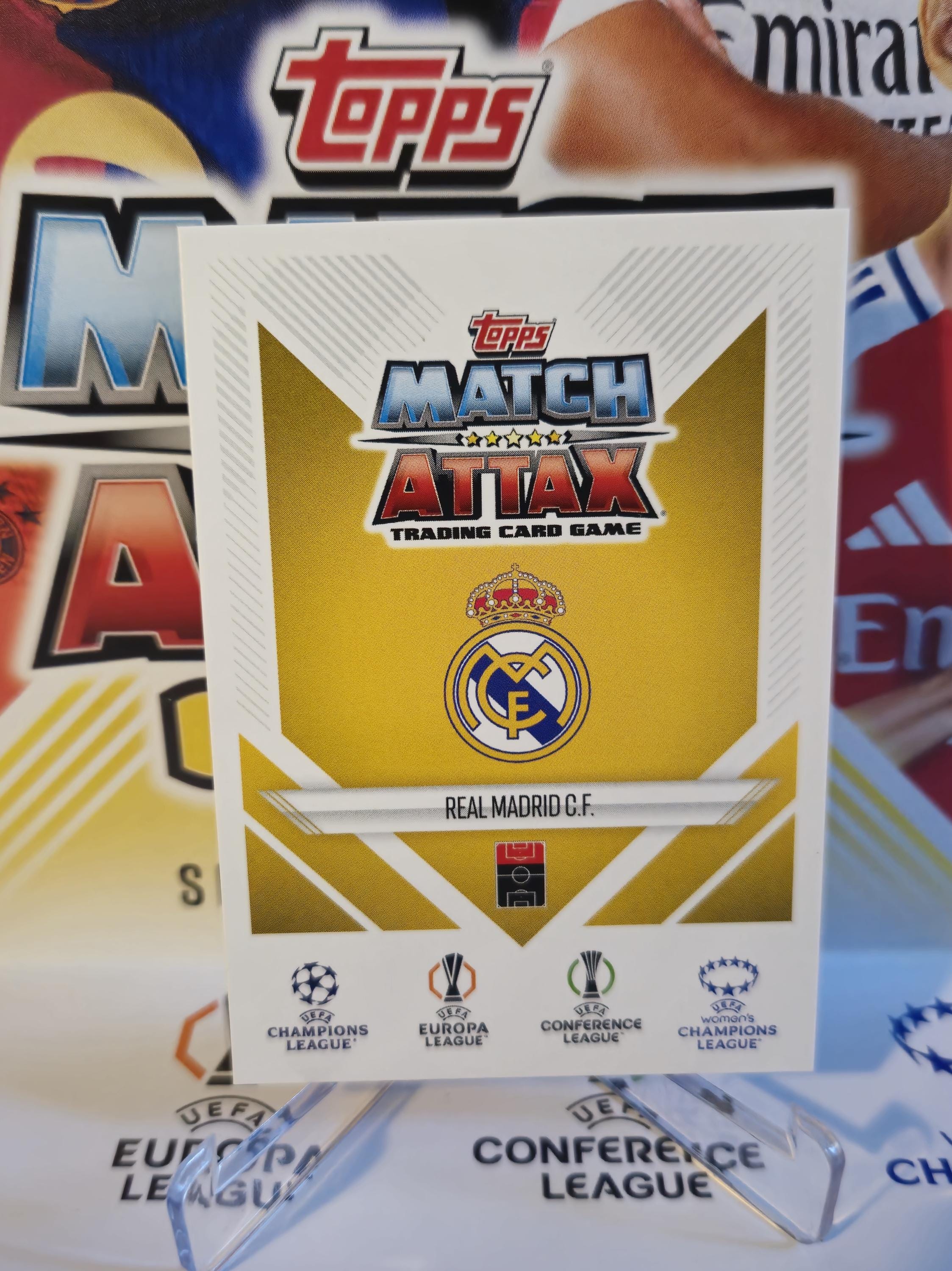 Vini Jr.「100 Club」、2024/2025年Topps Match Attax Extraカード