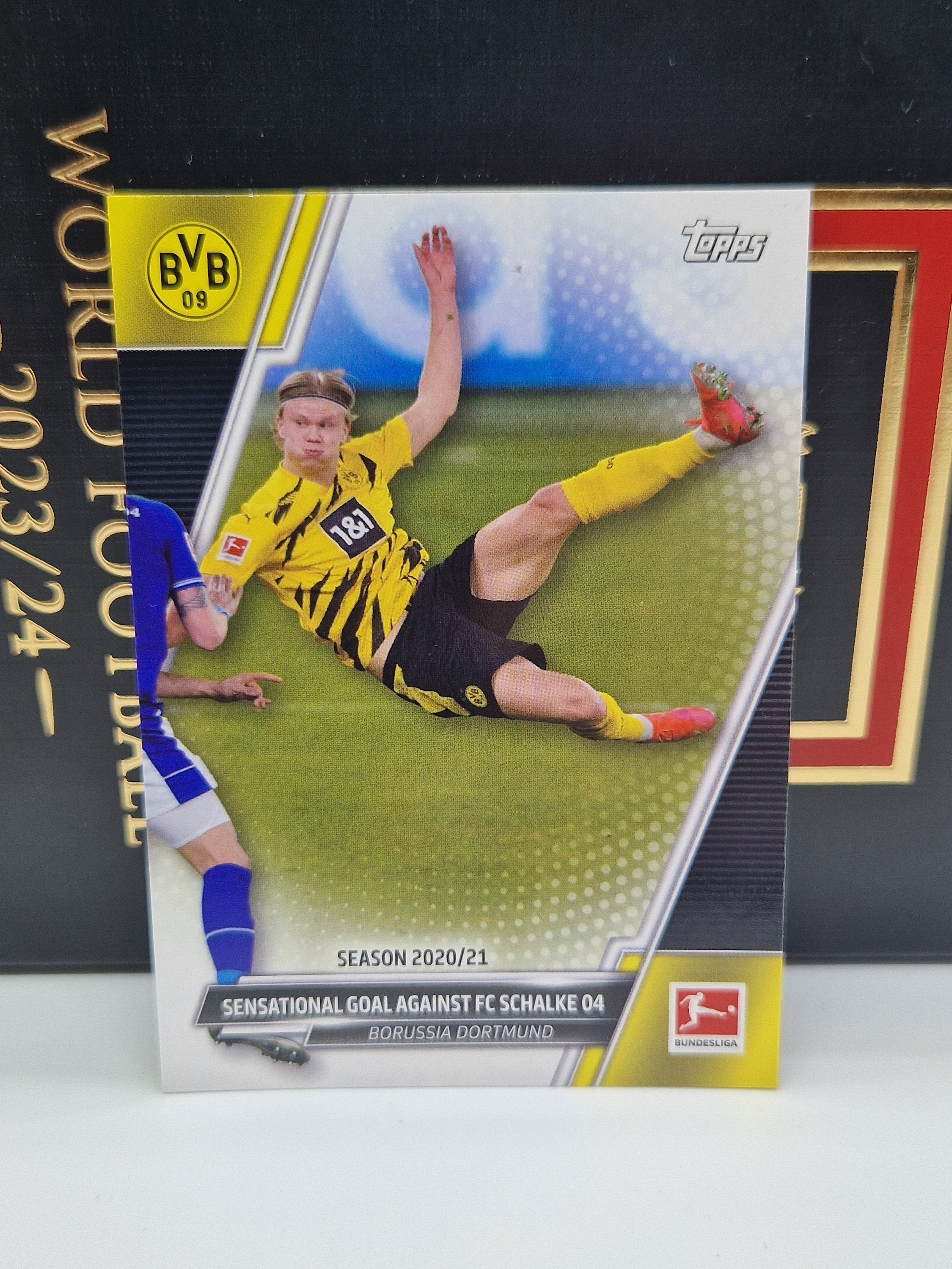 Erling Haaland, Topps Bundesliga 2021/22. Soccer card. Trading card. Combined shipping.Borussia Dortmund.