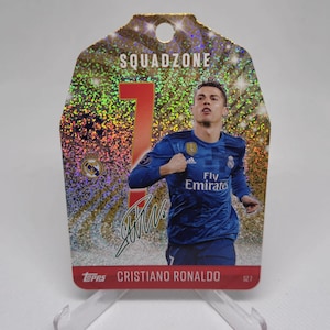 "Squadzone" de Cristiano Ronaldo, nouveau match Topps Attax 2024/2025. Carte de football. Carte à collectionner. Expédition combinée. Lisez les informations.