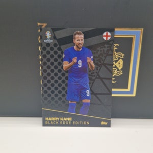 Harry Kane « Black Edge Edition », Topps Match Attax Euro 2024. Angleterre. Carte de football. Carte à collectionner. Expédition combinée. Lisez les informations.