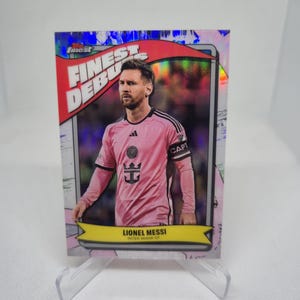Lionel Messi "Finest Debuts" Topps Finest MLS 2024. Soccer card. Trading card. Combined shipping. Read info.