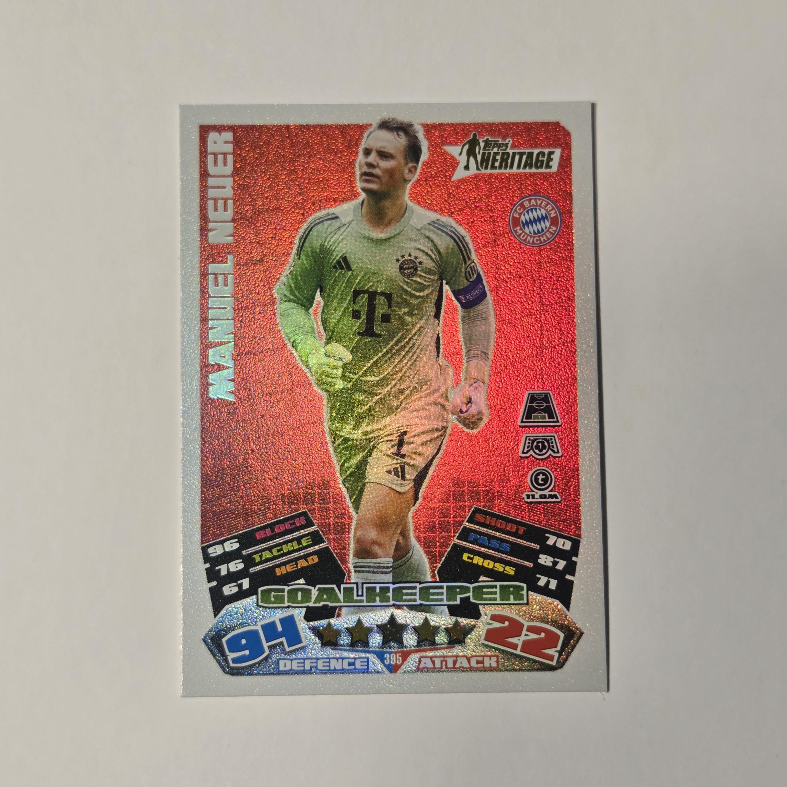 マヌエル・ノイアー「Topps Heritage」Topps Match Attax 25/26