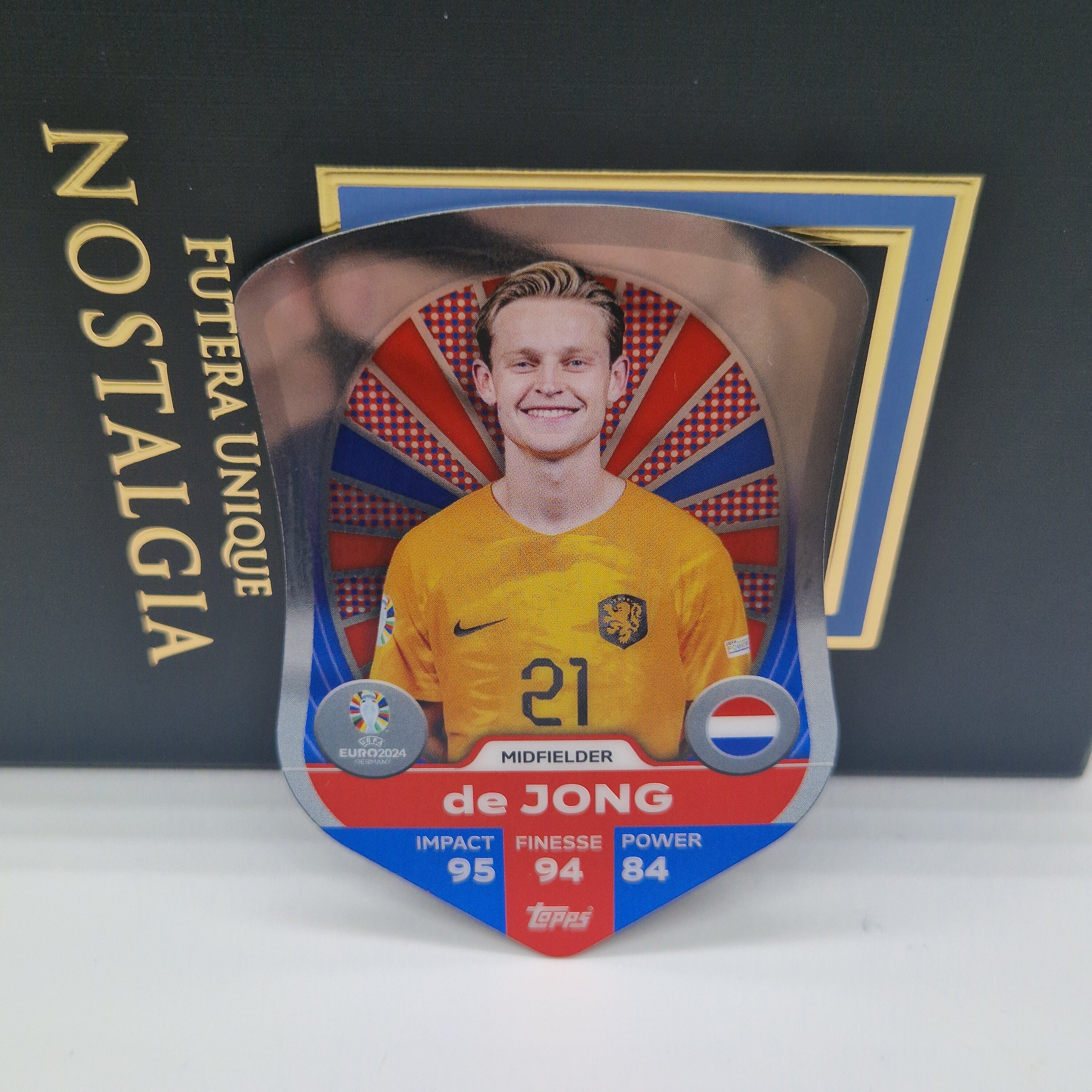 EURO2024 デ・ヨング EURO 2024 TOPPS MATCH ATTAX ENERGY GM 6 FRENKIE DE JONG