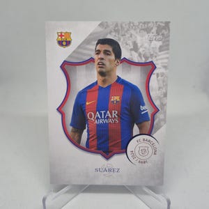SUAREZ Topps fc Barcelona 125e verjaardag 2024. Voetbalkaart. Gecombineerde verzending.