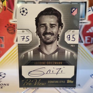 Antoine griezmann « Pro View », imprimé ! Nouveau Topps Match Attax supplémentaire 2024/2025. Carte de football. Carte à collectionner. Expédition combinée. Lisez les informations.
