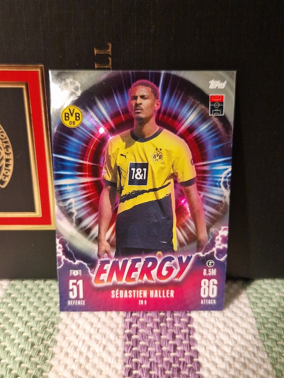 Sebastien Haller energy Topps Match Attax Soccer 2024. Soccer Card. Trading Card. Combined Shipping. Etsy Canada
