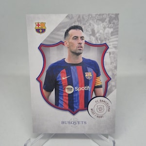 BUSQUETS Topps FC Barcelona 125 aniversario 2024. Tarjeta de fútbol. Envío combinado.