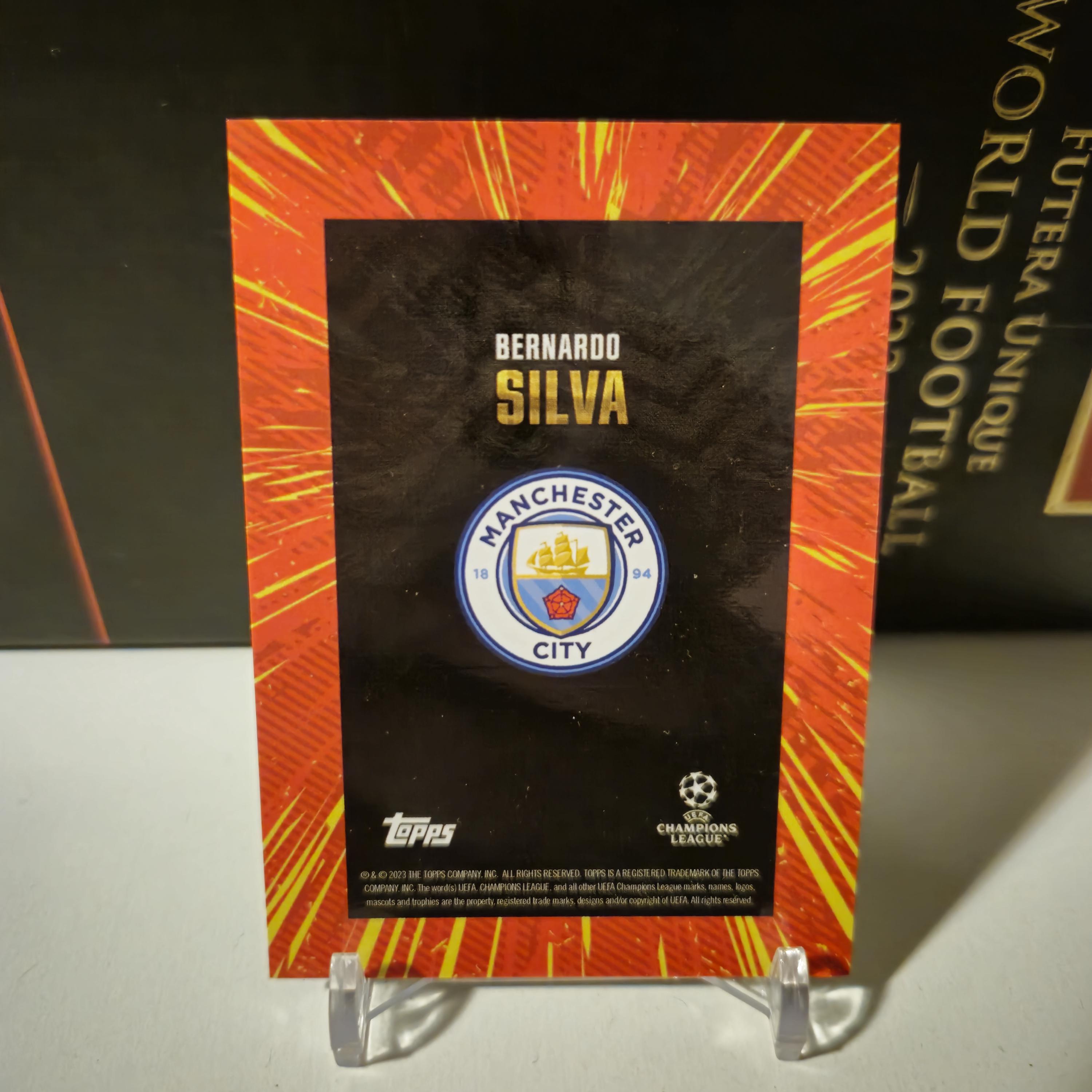 Bernardo Silva AUTO 08/10ex! Topps Gold 23/24. Manchester Bernardo Silva AUTO 08/10ex! Topps Gold 23/24. Manchester