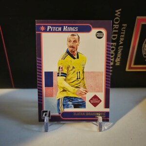 Zlatan Ibrahimovich "Pitch Kings" Press Proof, Panini Donruss 2021/22. Sweden. Soccer card. Combined shipping.