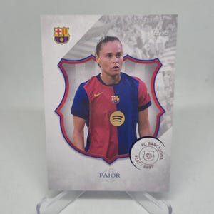Tarjeta PAJOR Topps FC Barcelona 125.º aniversario 2024. Tarjeta de fútbol. Envío combinado.