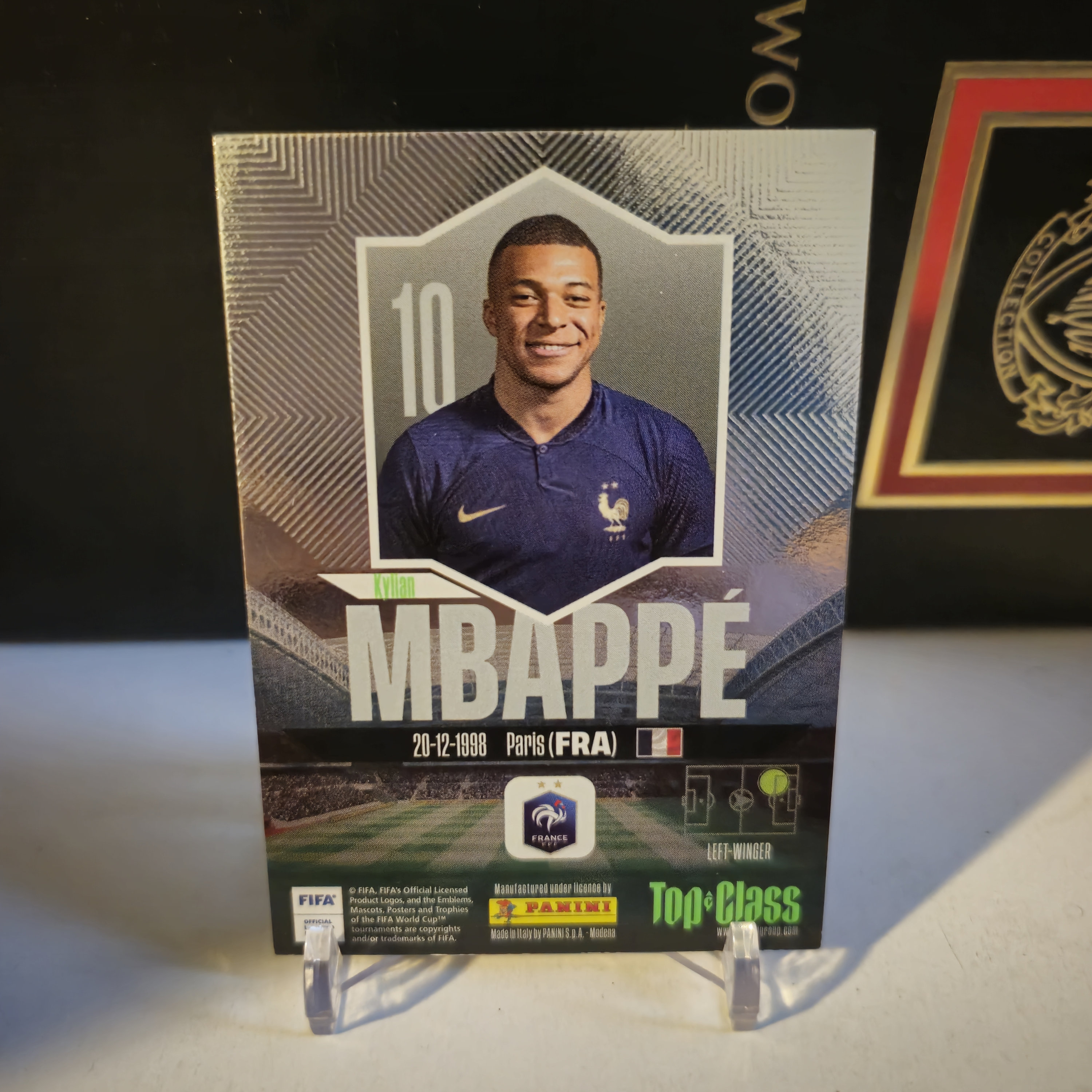 Kylian Mbappe „Holo Giants” Panini Top Class 2024. Karta