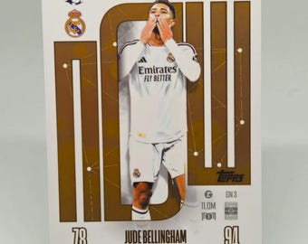 Jude Bellingham &quot;Generation Now Limited&quot;, New Topps Match Attax 2024/2025. Soccer card. Trading card. Combined shipping. Read info.