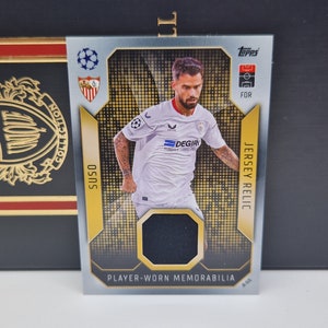 SUSO Jersey Relic, Player worn memorabilia, Topps Match Attax Soccer 2022/23. Soccer card. Trading card. Combined shipping.