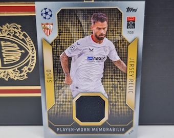 SUSO Jersey Relic, Player worn memorabilia, Topps Match Attax Soccer 2022/23. Soccer card. Trading card. Combined shipping.