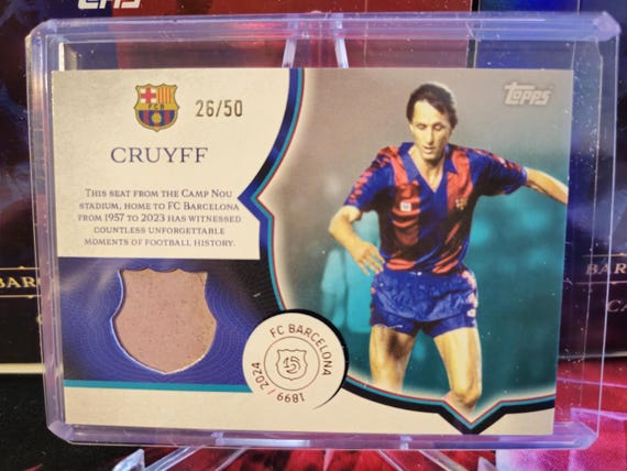 ヨハン・クライフ、Topps FCバルセロナ125周年記念 - RELICシート