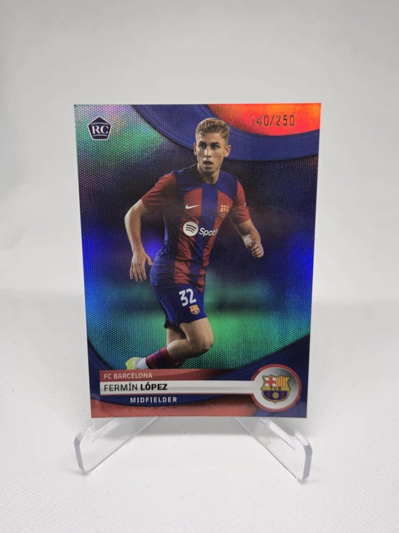 Fermin Lopez RC Topps Barcelona Team Set 23/24, /250ex. Barcelona