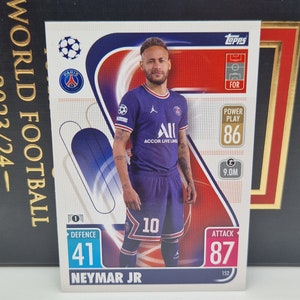 Neymar JR Topps Match Attax 2021/22. Voetbalkaart. Ruilkaart. Gecombineerde verzending.