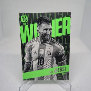 Lionel Messi "Winner" Panini Top Class Fifa 24/25. Soccer card. Trading card. Combined shipping. Read info.