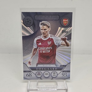 Martin Odegaard "Platinum Pull" Topps Match Attax Extra 25/26. Trading card. Soccer card. Combined shipping. Arsenal