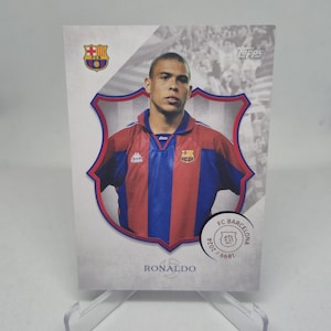 RONALDO R9 Topps fc Barcelona 125th anniversary 2024. Soccer card. Combined shipping.