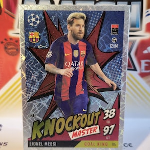 Lionel Messi "Knockout Master", Nuevo Topps Match Attax extra 2024/2025. Cromos de fútbol. Cromos coleccionables. Envío combinado. Leer más.