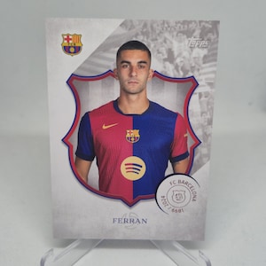 FERRAN Topps FC Barcelona 125 aniversario 2024. Tarjeta de fútbol. Envío combinado.