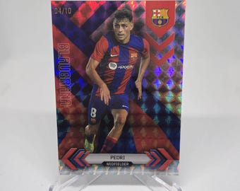 Pedri , 04/10ex! Topps Barcelona Team Set 23/24. Barcelona. Cromos de fútbol. Cromos coleccionables. Envío combinado. Leer info.