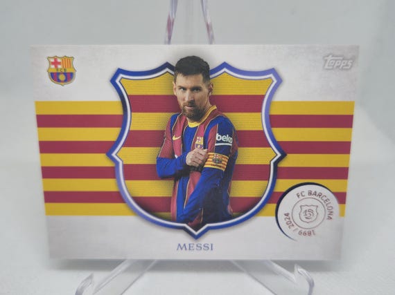 FC Barcelona キャプテンマーク Messi PIN LIONEL MESSI WITH FC BARCELONA (BARSA) | eBay