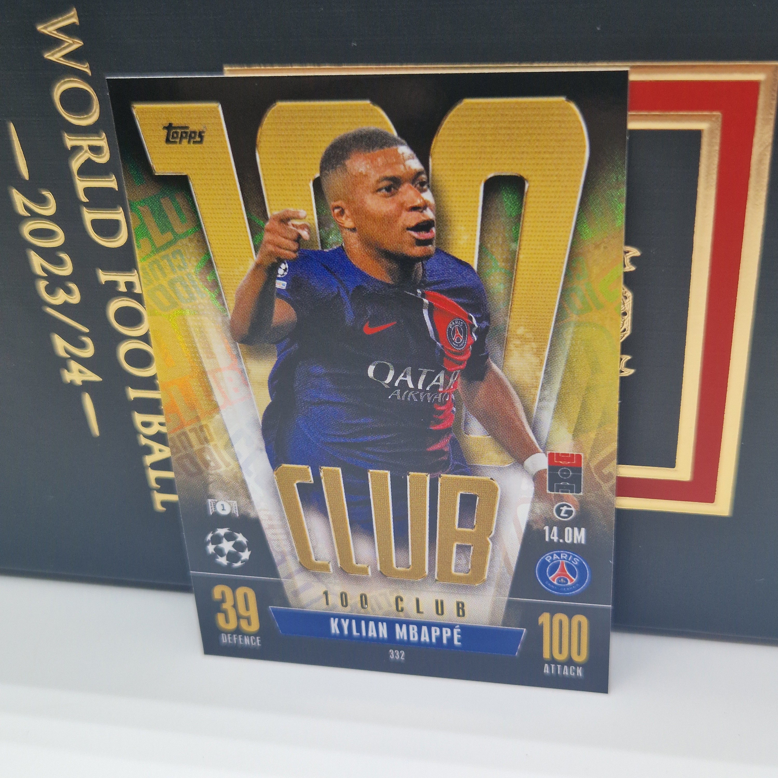 キリアン・ムバッペ「100 クラブ」、Topps Match Attax Extra キリアン・ムバッペ「100 クラブ」、Topps Match Attax Extra