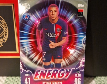 KYLIAN MBAPPE「Energy」、Topps Match Attax Soccer 2024。サッカー 