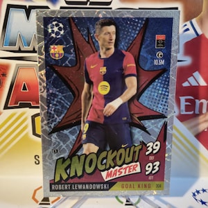 Robert Lewandowski „Knockout-Meister“, neue Topps Match Attax Extra 2024/2025. Fußballkarte. Sammelkarte. Kombiversand möglich. Weitere Informationen.