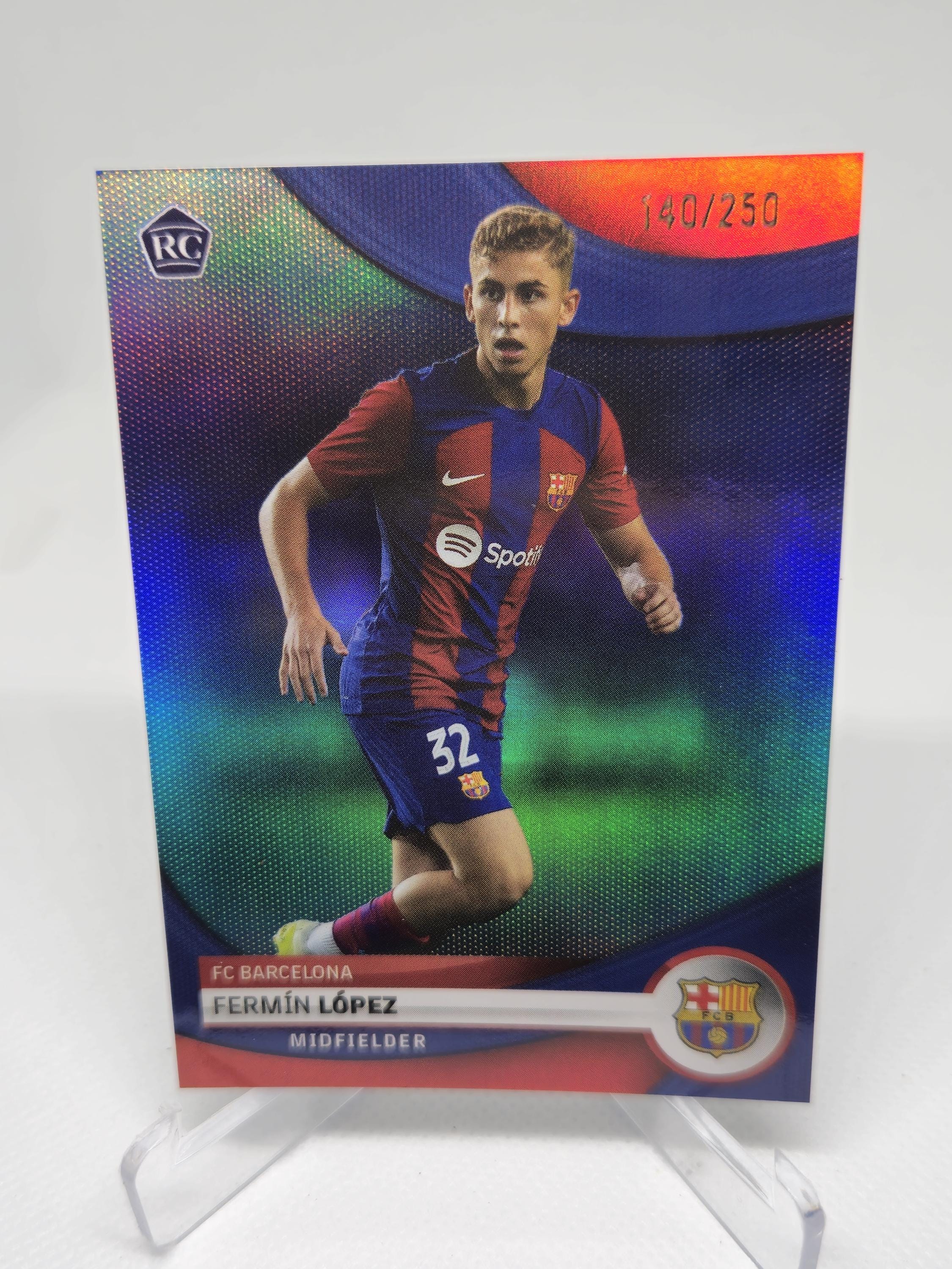 Fermin Lopez RC Topps バルセロナ チーム セット 23/24、/250ex