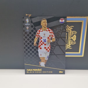 Ivan Perisic « Black Edge Edition », Topps Match Attax Euro 2024. Croatie. Carte de football. Carte à collectionner. Expédition combinée. Lisez les informations.