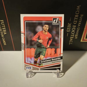 Cristiano Ronaldo Donruss 2024. Portugal. Carte de football. Carte à collectionner. Expédition combinée. Lisez les informations.