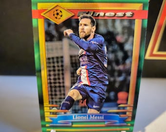 リオネル・メッシ Topps Finest 2023。サッカーカード。トレーディング