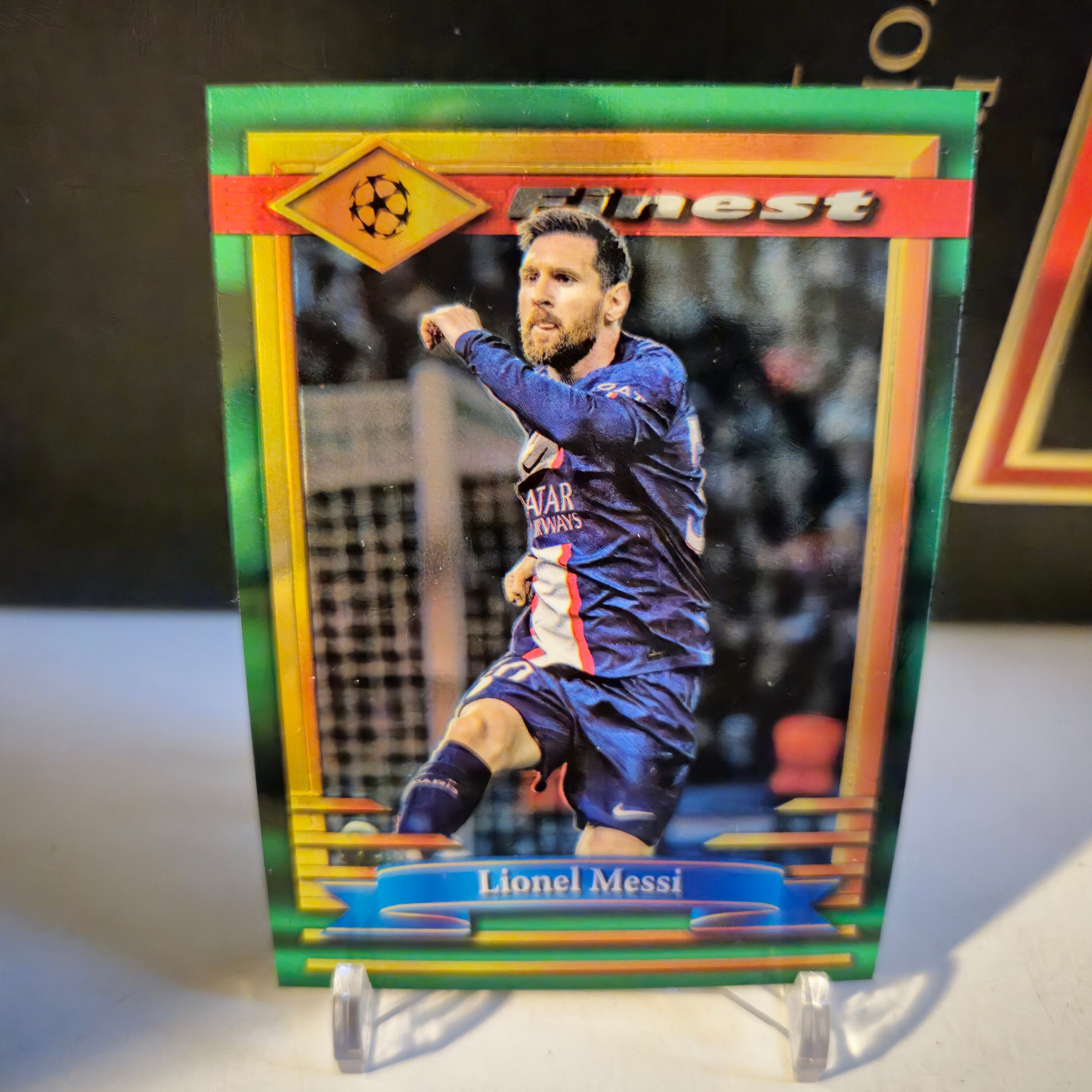 Topps soccer メッシ Messi 50枚限定 Gold カード PSA 10 2022-23 Lionel Messi 30/50 Gold Foil Topps UEFA CC