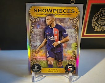 Kylian Mbappe "Showpieces" Topps Uefa Club Competitions 2023. Soccer card. Trading card. Combined shipping.