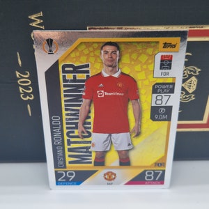 Cristiano Ronaldo &quot;Matchwinner&quot; Topps Match Attax 2022/2023. Soccer card. Trading card. Combined shipping. Portugal