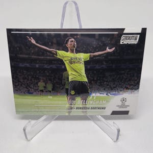 Jude Bellingham Stadium Club Chrome 21/22. Borussia Dortmund. Carte de football. Carte à collectionner. Expédition combinée. Lisez les informations.