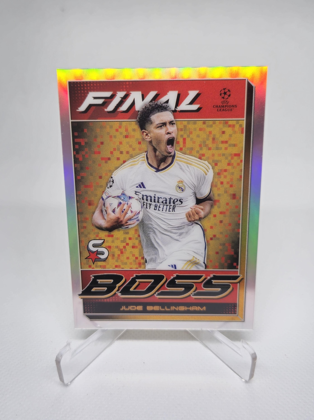 ジュード・ベリンガム　gold rava Future Stars topps ジュード・ベリンガム「ファイナル ボス」Topps UCC スーパースターズ