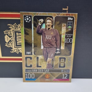 Edwin Van Der Saar ""100 Club"", Topps Match Attax Fußball 2022/23." Fußball Karte. Sammelkarte. Kombiversand möglich.