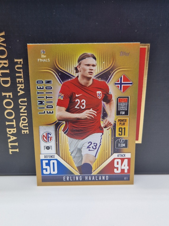 haaland limited edition card Adrenalyn XL FIFA 365 2021 - Erling (Borussia Dortmund) Erling Haaland 2024 Leaf HYPE!