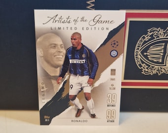 RONALDO R9 "Artists of the game" Limited, Topps Match Attax Soccer 2024. Soccer card. Trading card. Combined shipping.