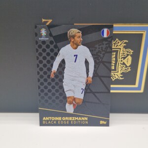 Antoine Griezmann "Black Edge Edition", Topps Match Attax Euro 2024. Frankrijk. Voetbalkaart. Ruilkaart. Gecombineerde verzending. Informatie lezen.