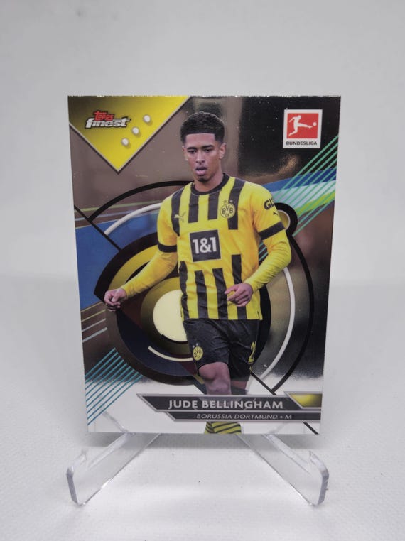 実使用 ジュード・ベリンガム ドルトムント ジュード・ベリンガム Topps Finest 22/23 ブンデスリーガ。ボルシア