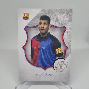 GUARDIOLA Topps FC Barcellona 125° anniversario 2024. Carta da calcio. Spedizione combinata.