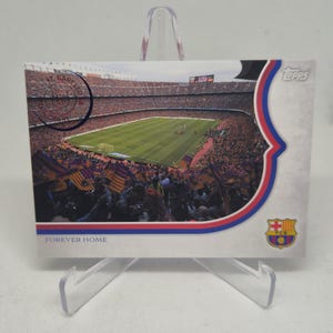 Camp Nou "Casa para siempre", #1 Topps FC Barcelona 125.º aniversario 2024. Tarjeta de fútbol. Envío combinado.