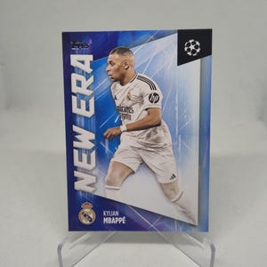 Kylian Mbappe "New Era" en 2024/2025. Carte de football. Carte à collectionner. Expédition combinée. Lisez les informations.